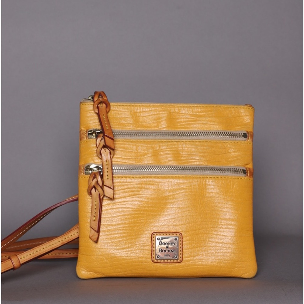Dooney & Bourke CrossBody Double Zip Leather Purse.